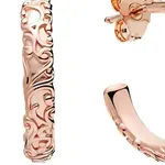 Pandora Серьги розовое золото - фото 6
