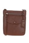 Сумка через плечо 'Five CB' из натуральной кожи Ashwood Leather, коричневый - фото