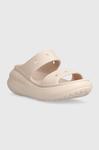 Шлепанцы Crocs Classic Crush Sandal, розовый - фото 3