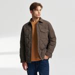 NAUTICA Мужская пуховая куртка, Eraser Brown - фото 6