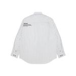 Полосатая рубашка A Bathing APE Aape, синий - фото 4