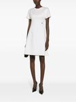 Dolce & Gabbana платье мини с логотипом, белый - фото 2