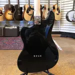 Бас-гитара Squier Paranormal Rascal HH Metallic Black с металлической окраской грифа в тон корпуса - фото 3