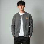 Свитер SS24 Unisex Medium Gray CDG Play, серый - фото 4