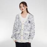 Трикотажная футболка унисекс серого цвета MLB - фото 6