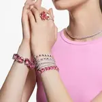 Кольцо Idyllia Swarovski, розовый - фото 8