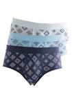 Трусы CLIPPER Panty, цвет Blue/Dark blue/White - фото 3