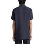 Zzegna Мужская синяя рубашка - фото 4