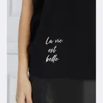 Футболка стандартного кроя Actitude_Twinset, черный - фото 4