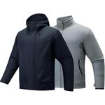 ANTA Куртка мужская базовая, Basic Black/Silent Gray - фото