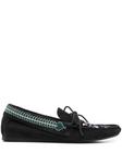 ISABEL MARANT лоферы с вышивкой, черный - фото