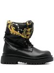 Versace Jeans Couture ботинки с логотипом, черный - фото