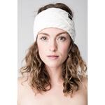 Вяжем повязку на голову Super.Natural, белый - фото 5