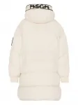 Стёганое пальто с капюшоном Msgm Kids, белый - фото 2