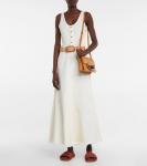 Длинное джинсовое платье Chloé, White-Beige 2 - фото 2