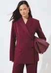 Обычный пиджак с накладкой Na-Kd, Burgundy - фото