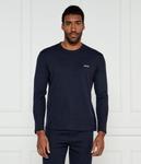 Лонгслив мужской Boss с круглым вырезом, синий - фото