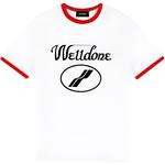 Футболка с принтом логотипом WE11DONE белая - фото 2