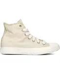 Высокие кеды из плотной ткани Converse, бежевый - фото