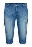 Джинсовые шорты Zizzi, цвет Light Blue Denim - фото 3