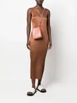 Маленькая сумка через плечо Tangle JIL SANDER, розовый - фото 2