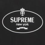 Толстовка Supreme Crest Crewneck, черный - фото 3