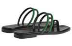 Шлепанцы женские Hermès, черный / зеленый - фото 5