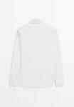 Официальная рубашка STRETCH Massimo Dutti, белый - фото 6