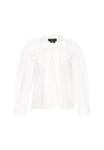Блуза faina Button-down blouse, White - фото 5