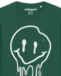 Свитер Watapparel Sweatshirt Smiley, темно-зеленый - фото 4