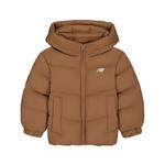 Детская пуховая куртка New Balance, коричневая - фото