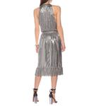 Цепочное платье-миди на бретелях-хомуте Rabanne - фото 3