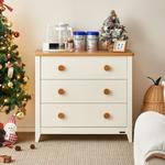 Quanu Комод для детской комнаты, 3 ящика, для хранения игрушек - фото 3