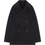 Куртка Double breasted Wool Jacket TOTEME, черный - фото