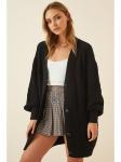 Кардиган Happiness Istanbul, черный - фото 2
