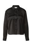 Блуза comma Button-down blouse, Schwarz/Black - фото 7