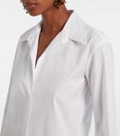 Хлопковая рубашка Dries Van Noten, белый - фото 4