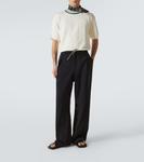 Широкие брюки с высокой талией Plan C, Navy Black - фото 2