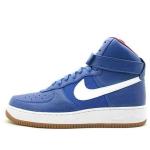 Кроссовки air force 1 high premium Nike, синий - фото