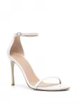 Босоножки Nudistsong 110 Stuart Weitzman, белый - фото 2