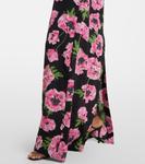 Шелковое платье макси с цветочным принтом Stella McCartney, Poppy Print - фото 6