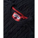 Свитер Superdry Slouchy Cable, синий - фото 2