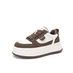 Кроссовки DAPHNE Skateboarding Shoes Women's Mid-top, бежевый/черный - фото 2