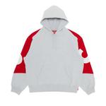 Толстовка Supreme Big Logo Jacquard Hooded 'Heather Grey', серый - фото