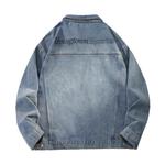 LIVINGTOWN Джинсовая куртка унисекс, Dark Gray Sweatshirt - фото 6