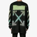 Свитер мужской бирюзовый Off-White, бирюзовый - фото 3