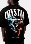 Принт на футболке RAW CRYSTAL PARIS, черный - фото 3