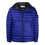 Куртка hooded down jacket 'blue' Stone Island, синий - фото