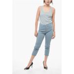 Синие хлопковые брюки Dondup, Blue - фото 4