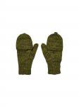THC Natural Line Варежки в темно-зеленом цвете - фото 2